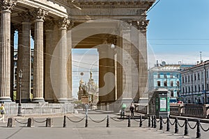 Kazan Cathedral in St. Petersburg. Russia