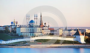 Kazan, Republic of Tatarstan, Russia. View of the Kazan Kremlin