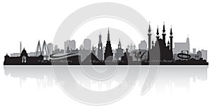 Kazan Russia city skyline vector silhouette