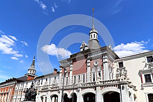 Kazansky railway terminal ( Kazansky vokzal) -- is one of nine railway terminals in Moscow, Russia.