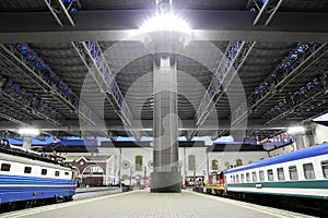 Kazansky railway terminal ( Kazansky vokzal) -- is one of nine railway terminals in Moscow, Russia