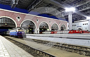 Kazansky railway terminal ( Kazansky vokzal) -- is one of nine railway terminals in Moscow, Russia