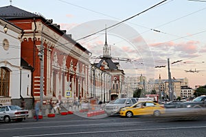 Kazansky railway terminal ( Kazansky vokzal) -- is one of nine railway terminals in Moscow, Russia