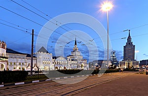 Kazansky railway terminal ( Kazansky vokzal) -- is one of nine railway terminals in Moscow, Russia