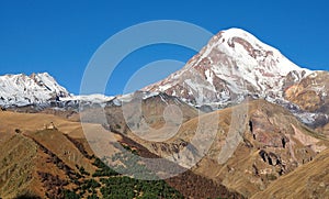 Kazbek. The top of Georgia.