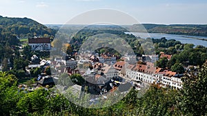 Kazimierz Dolny Church Hill and Valley in the summer
