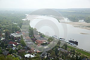 Kazimierz Dolny Historic Town Aerial View