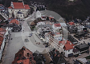 Kazimierz Dolny, Poland. Drone view