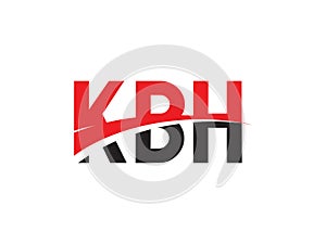 KBH Letter Initial Logo Design Vector Illustration