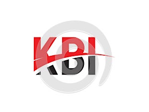 KBI Letter Initial Logo Design Vector Illustration