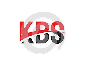 KBS Letter Initial Logo Design Vector Illustration