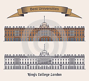 KCL or Kings College London.University in England