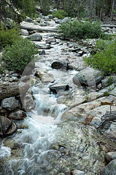 Keawah River Tumbles Over Rocks and Granite Slabs