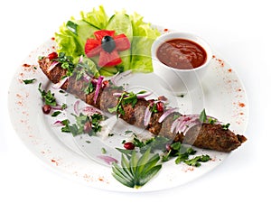Kebab isolated