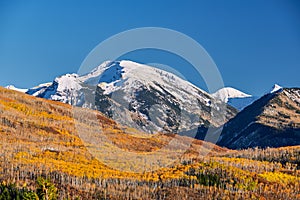 Kebler Pass in Colorado Rocky Mountains