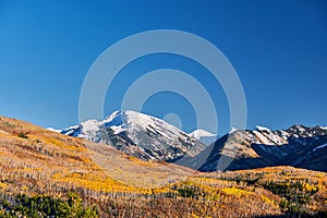 Kebler Pass in Colorado Rocky Mountains photo