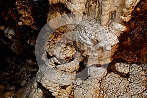 KEBUMEN - This stalagmite is shaped like a brains