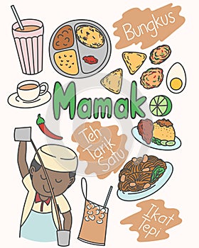 Kedai Mamak meaning the most famouse food in Malaysia