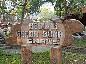 Kediri, East Java, Indonesia - November 27th, 2019 : the unique famous church poh sarang in puh sarang. the faomous church