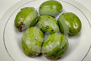 Kedondong is also known as ambarella fruit or otaheite apple or hot plum photo