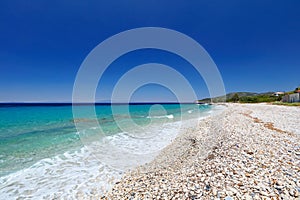 Kedros beach in Samos, Greece