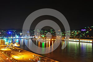 Keelung colourful cityscape photo