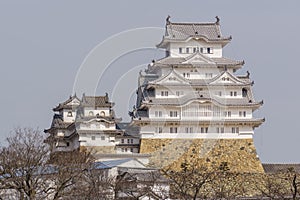 The keep of beautiful white famous at Himaji city