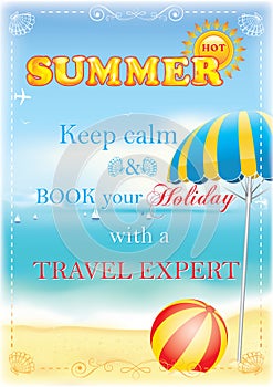 Keep calm and book your holiday