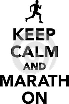 Keep calm and marathon