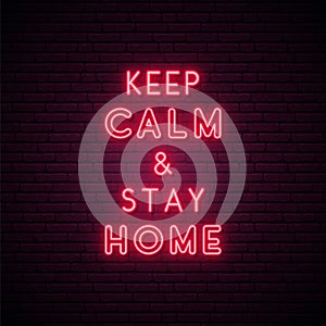 KEEP CALM AND STAY HOME.