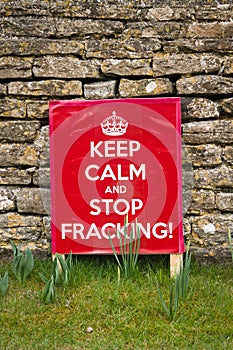 Keep Calm and Stop Fracking