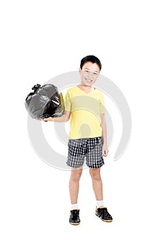 Keep garbage in bag for eliminate