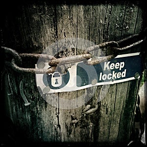 Keep locked