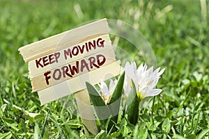 Keep moving forward