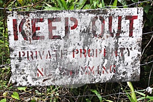 Keep out