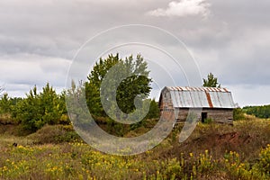 Keep Out Barn with Cross