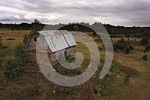 Keep Out Barn and Threatening Sky