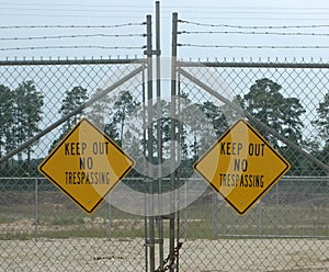 Keep Out Signs