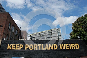 Keep Portland Oregon Weird Sign