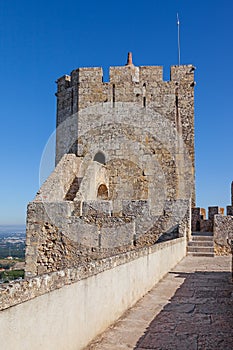 Keep Watchtower of the Palmela Castle. photo