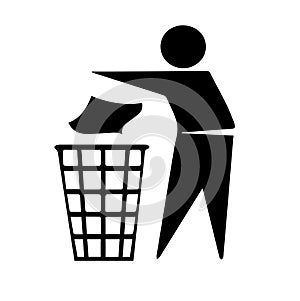 KEEP YOUR CITY CLEAN ICON, SIGN/SYMBOL