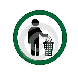 KEEP YOUR CITY CLEAN ICON, SIGN/SYMBOL