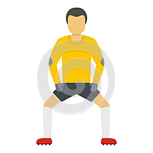 Keeper icon, flat style