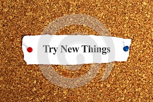 Try new things on white paper