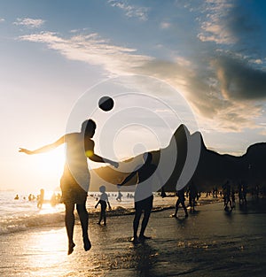 Keepy Upply on Ipanema Beach, Rio de Janeiro, Brazil