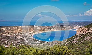 Kefalos village coastline