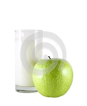 Kefir and apple