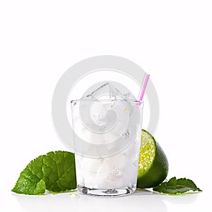 kefir isolated on white background