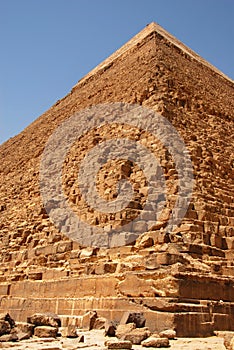 Kefren Pyramid on Giza, Cairo photo