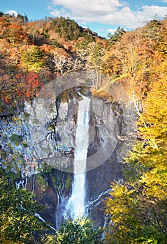 Kegon Falls in Nikko, Japan